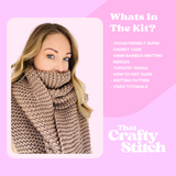 blanket scarf knit kit