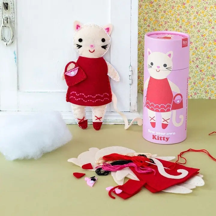 FELT SEWING KIT - CAT