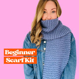 Knitting Kit - Beginner Scarf