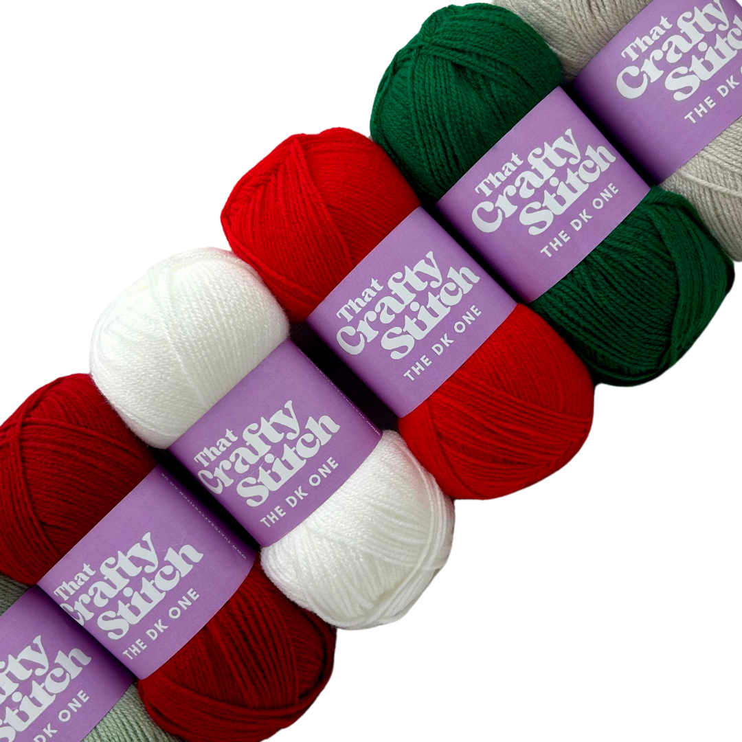 Double knit christmas yarn bundle | DK festive yarns