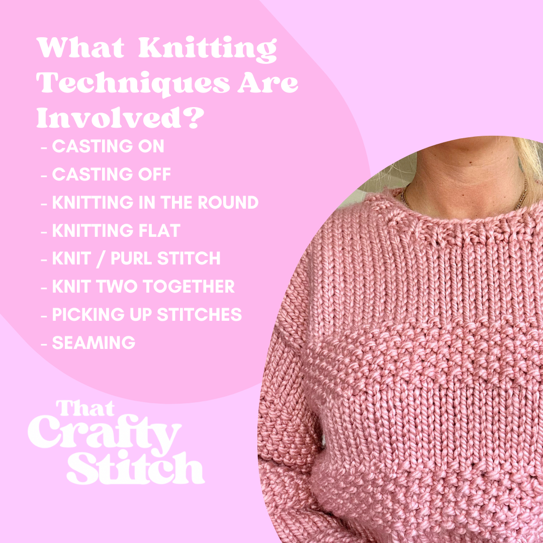 Knitting Pattern The Criss Cross Jumper