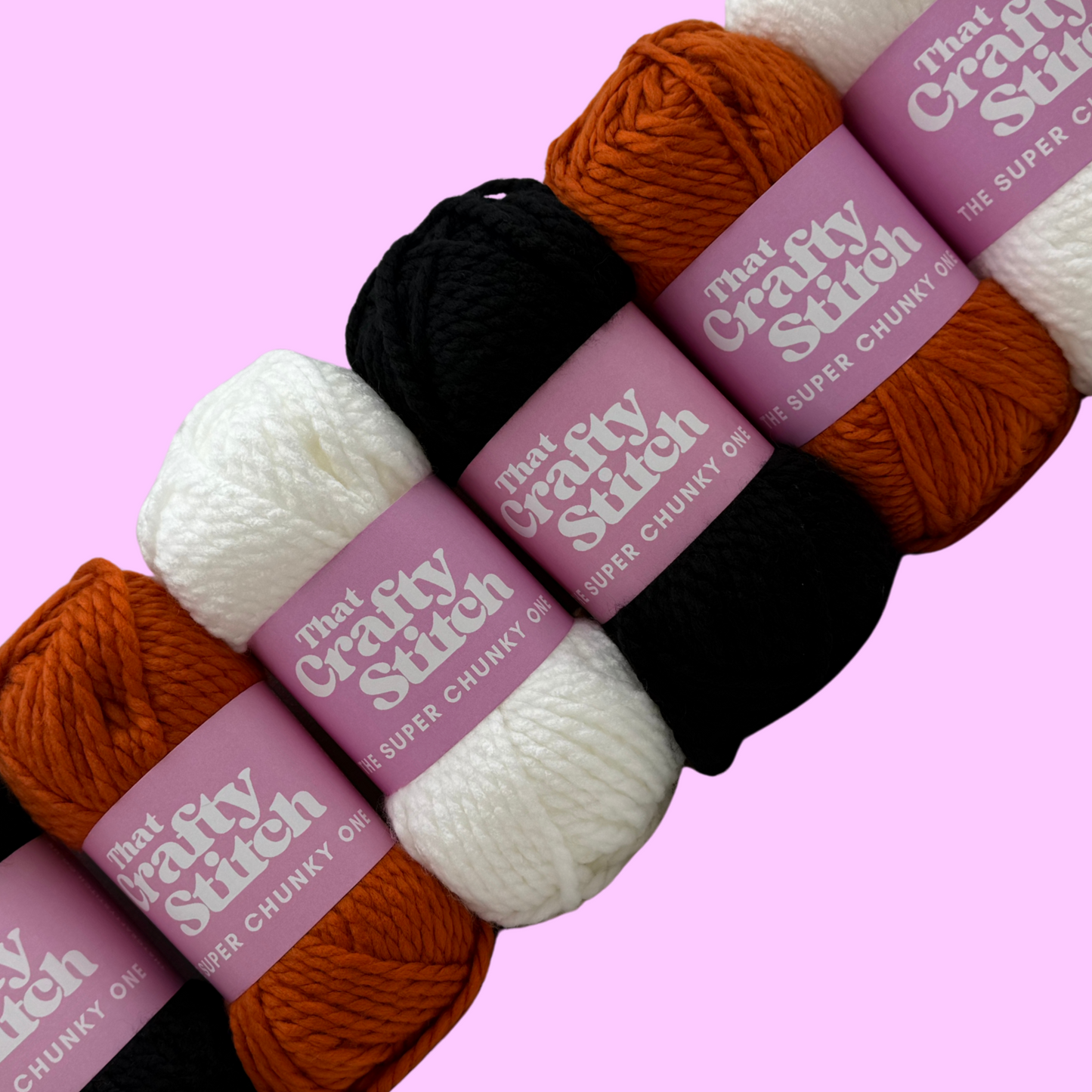 SUPER CHUNKY YARN BUNDLE - Halloween
