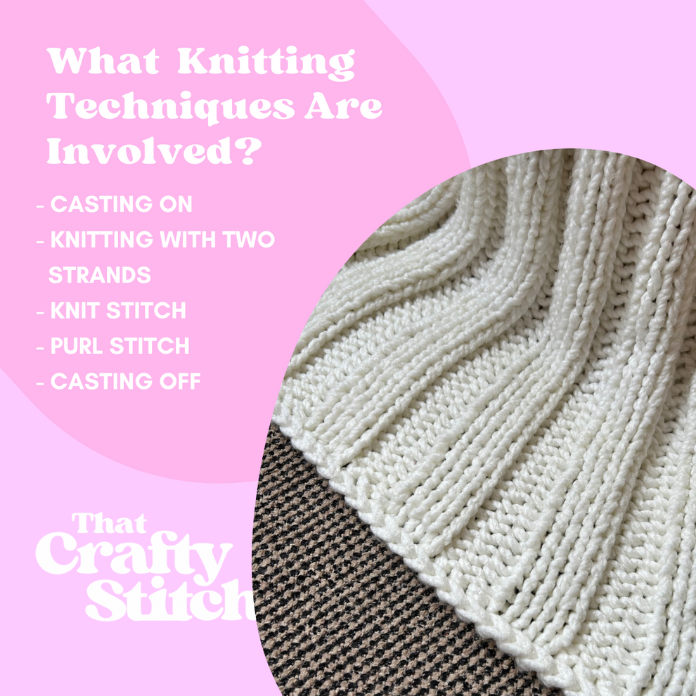 KNITTING PATTERN Weighted Blanket Beginner Digital Pattern That