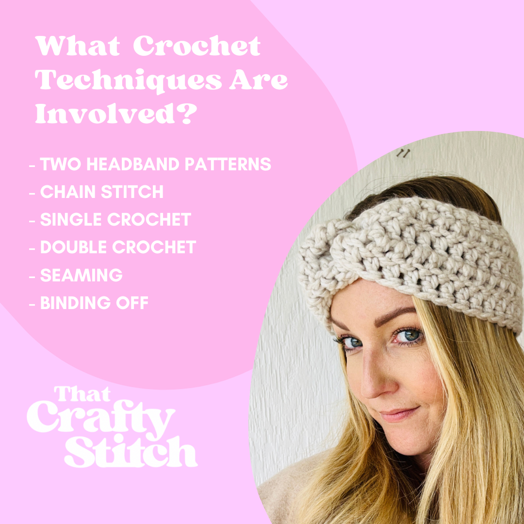 beginner crochet pattern - learn how to crochet - digital download