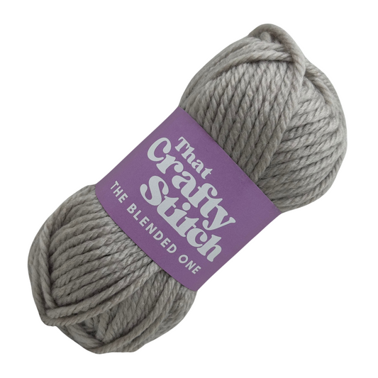 super chunky wool blend yarn - pearl / ecru coloured