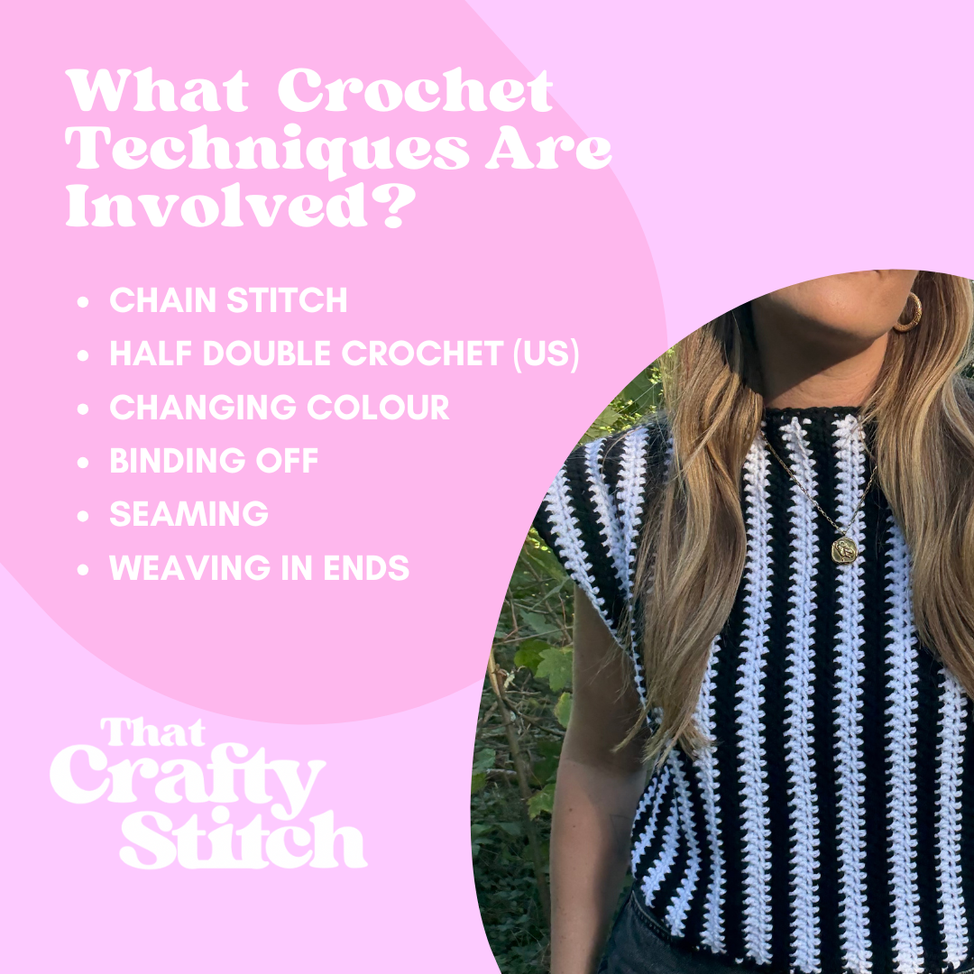 Wednesday tank Top crochet pattern | digital pdf crochet pattern | beginner friendly crochet tank top