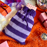 stripe santa sack knitting kit