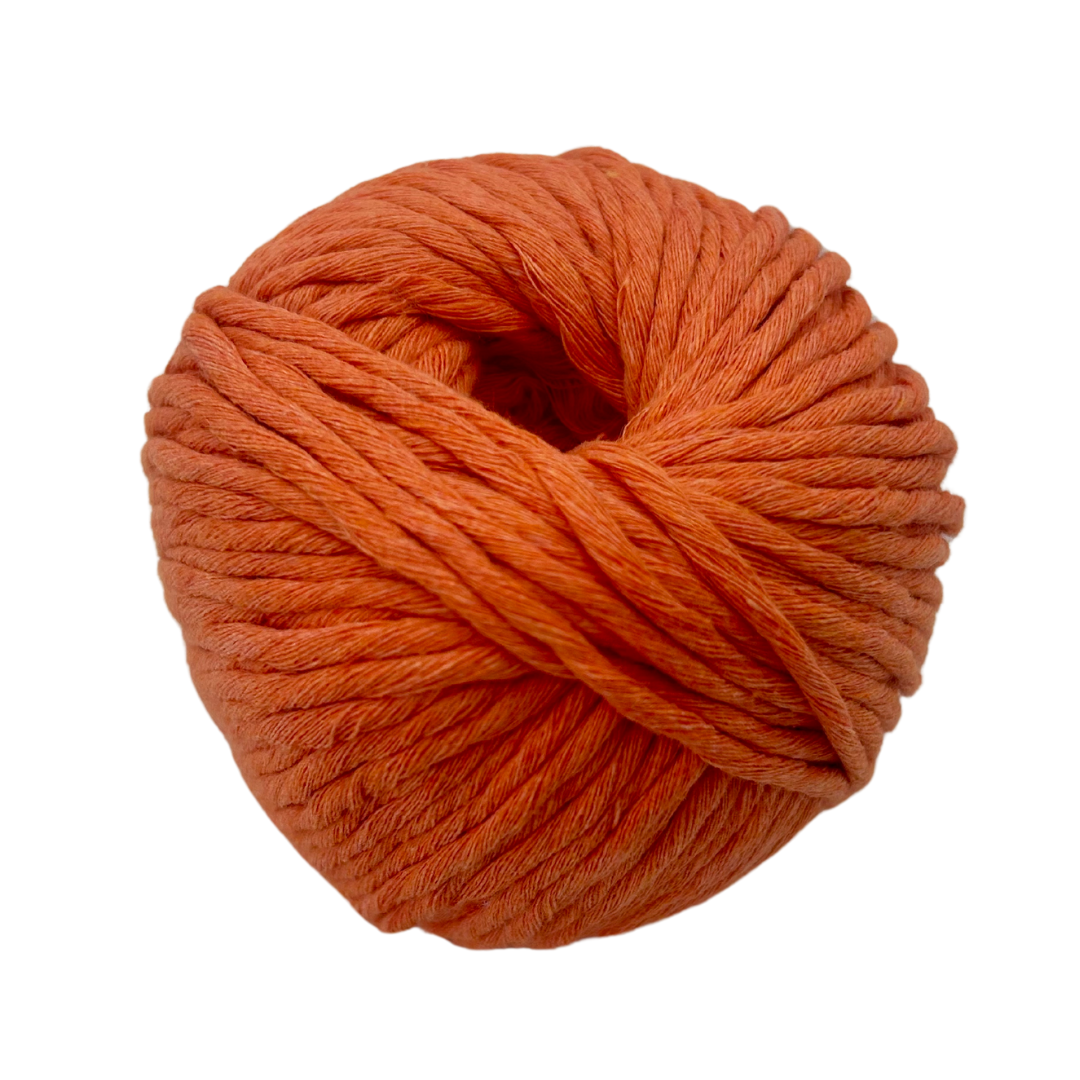 Aperol Orange chunky cotton yarn