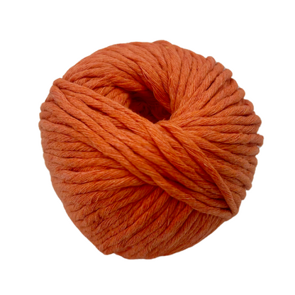 Aperol Orange chunky cotton yarn