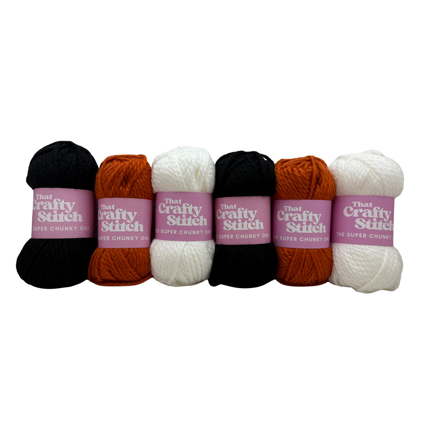 SUPER CHUNKY YARN BUNDLE - Halloween
