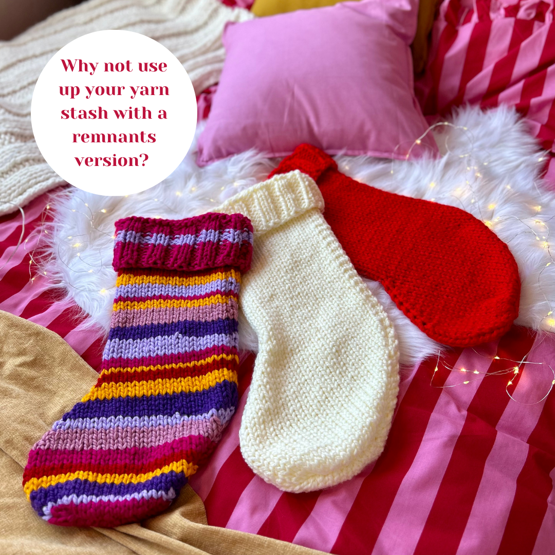 Christmas stocking knitting kit