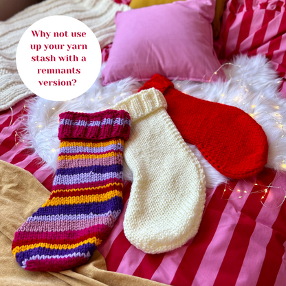 Christmas stocking knitting kit