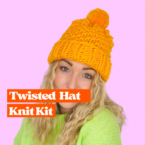 Beginner friendly hat knit kit