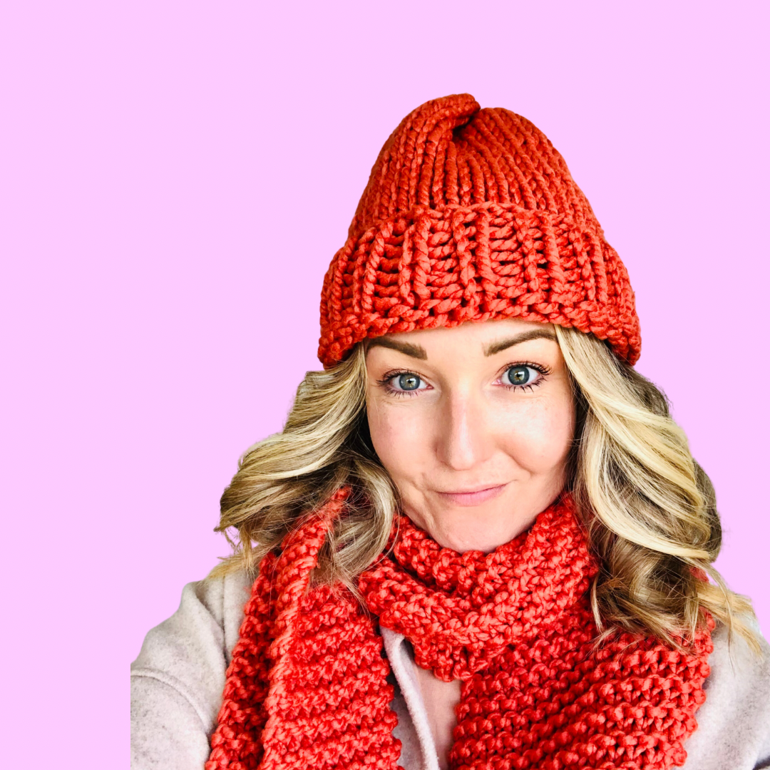 scarf and hat knitting pattern