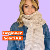 Beginner scarf knit kit