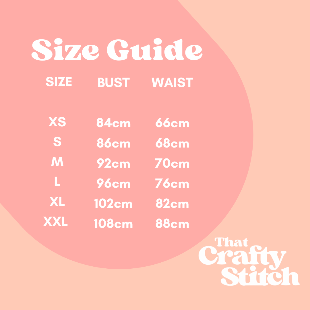 Mykonos Halter top size guide