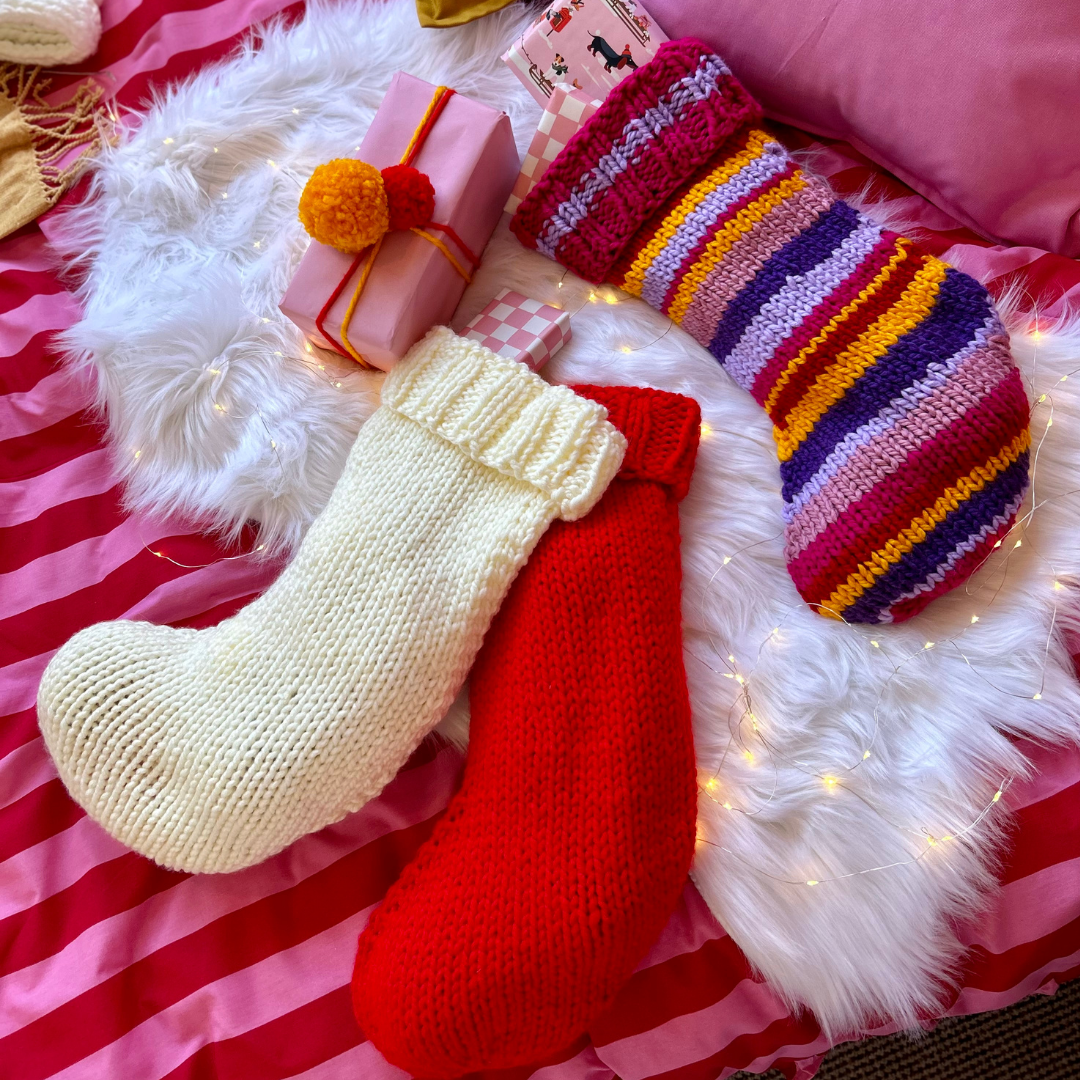 Christmas stocking knit kit