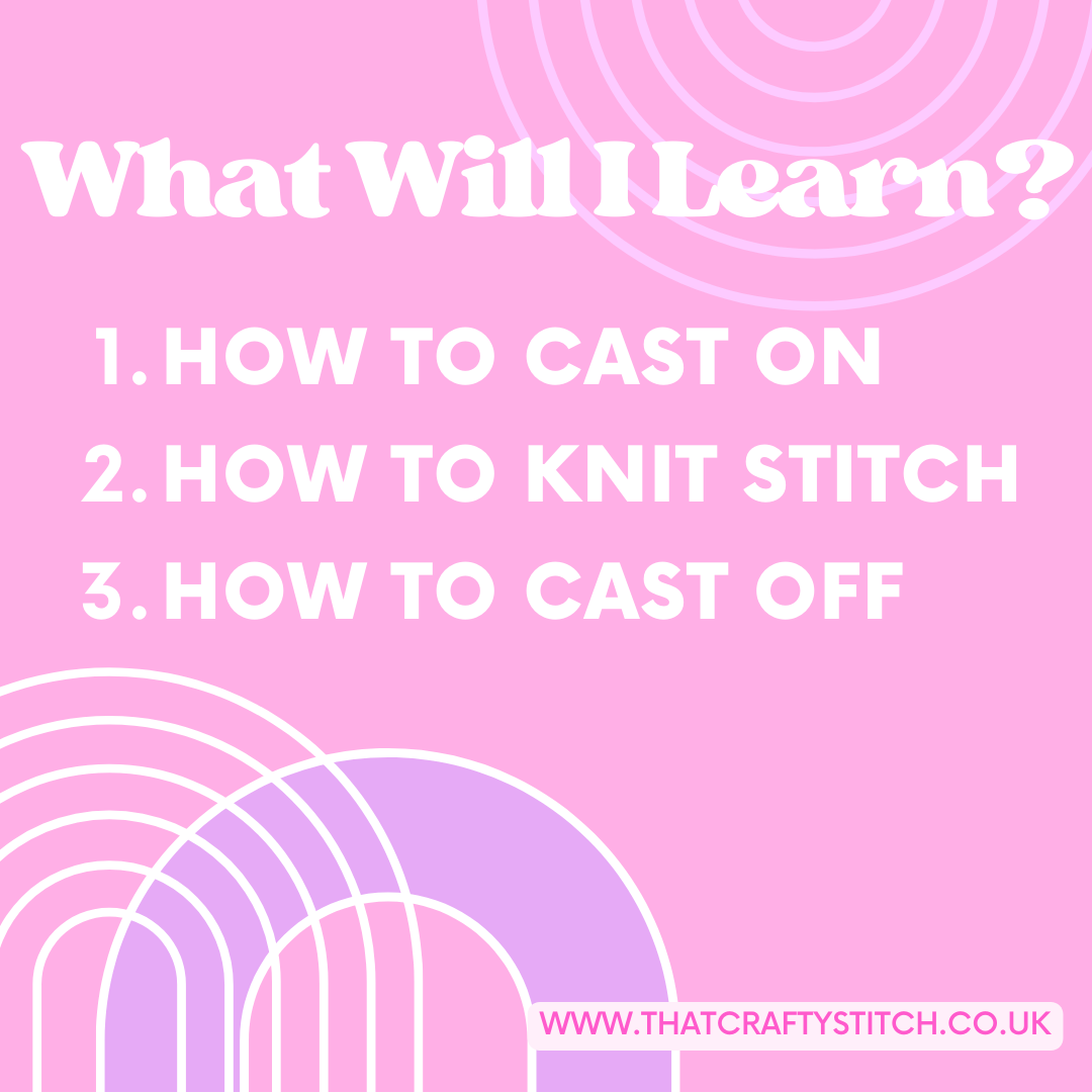 Learn To Knit Workshop - Thursday 28th March 6pm-8pm
