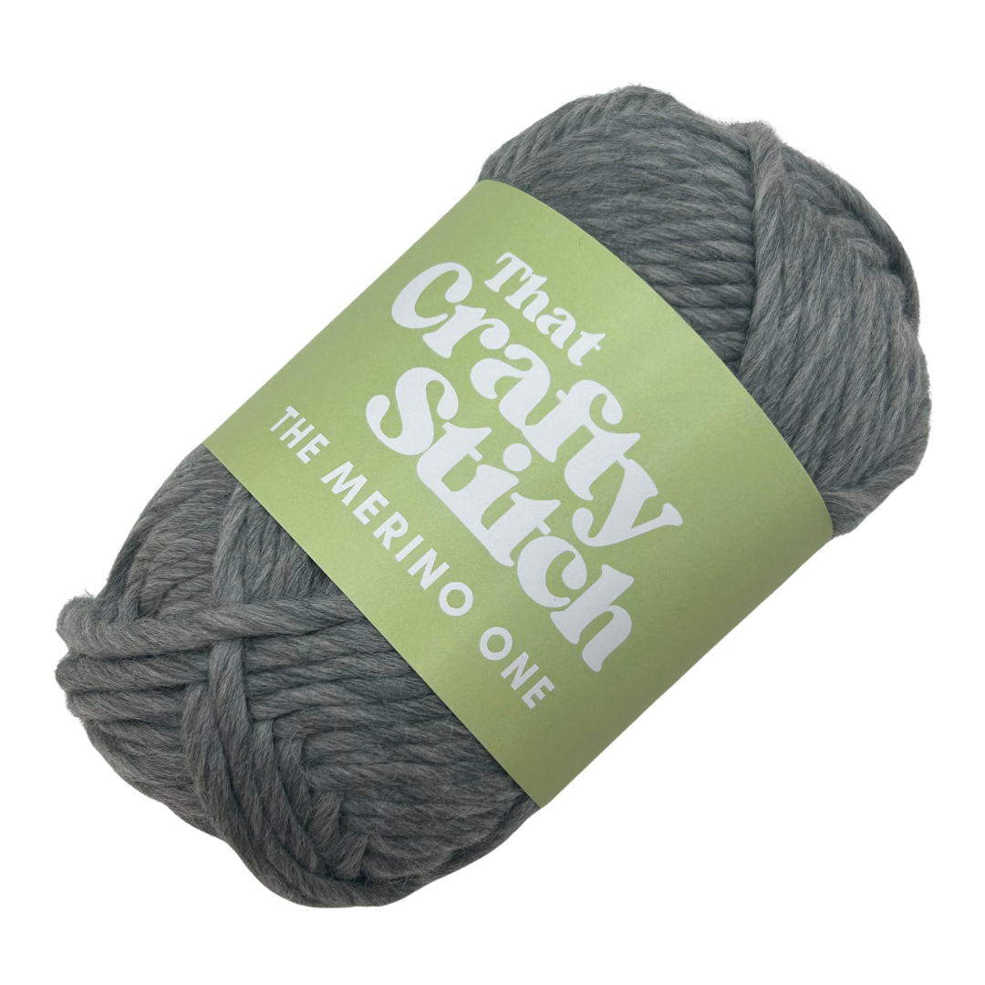 Marl Grey super chunky merino wool