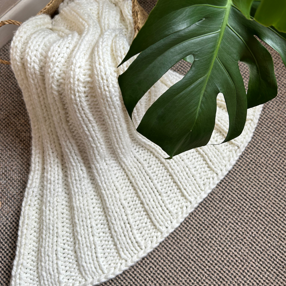 KNITTING PATTERN Weighted Blanket Beginner Digital Pattern That