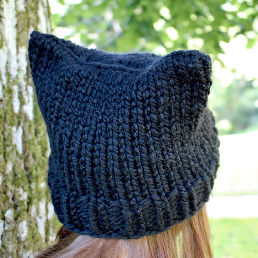 cat hat knitting pattern