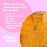 sweater vest knitting kit