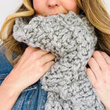 chunky scarf knit kit