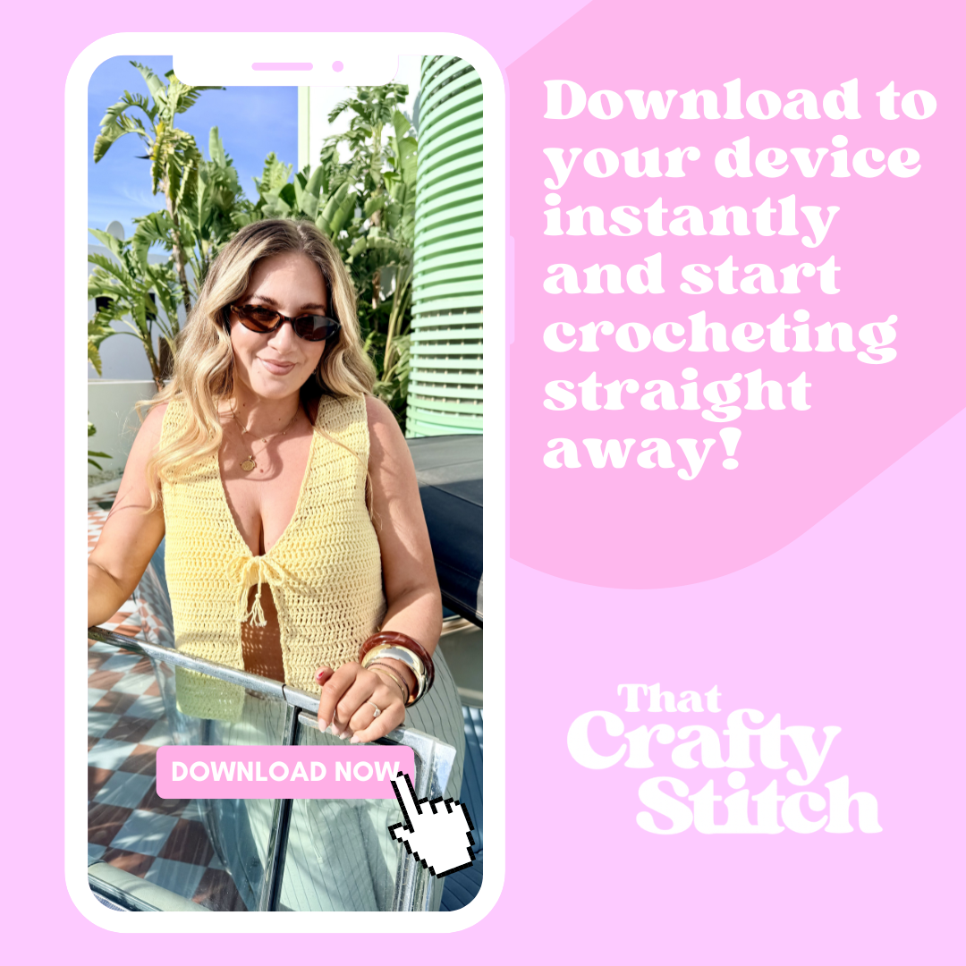 the dani tie top pattern | summer crochet pattern | digital download | tie front top pattern 
