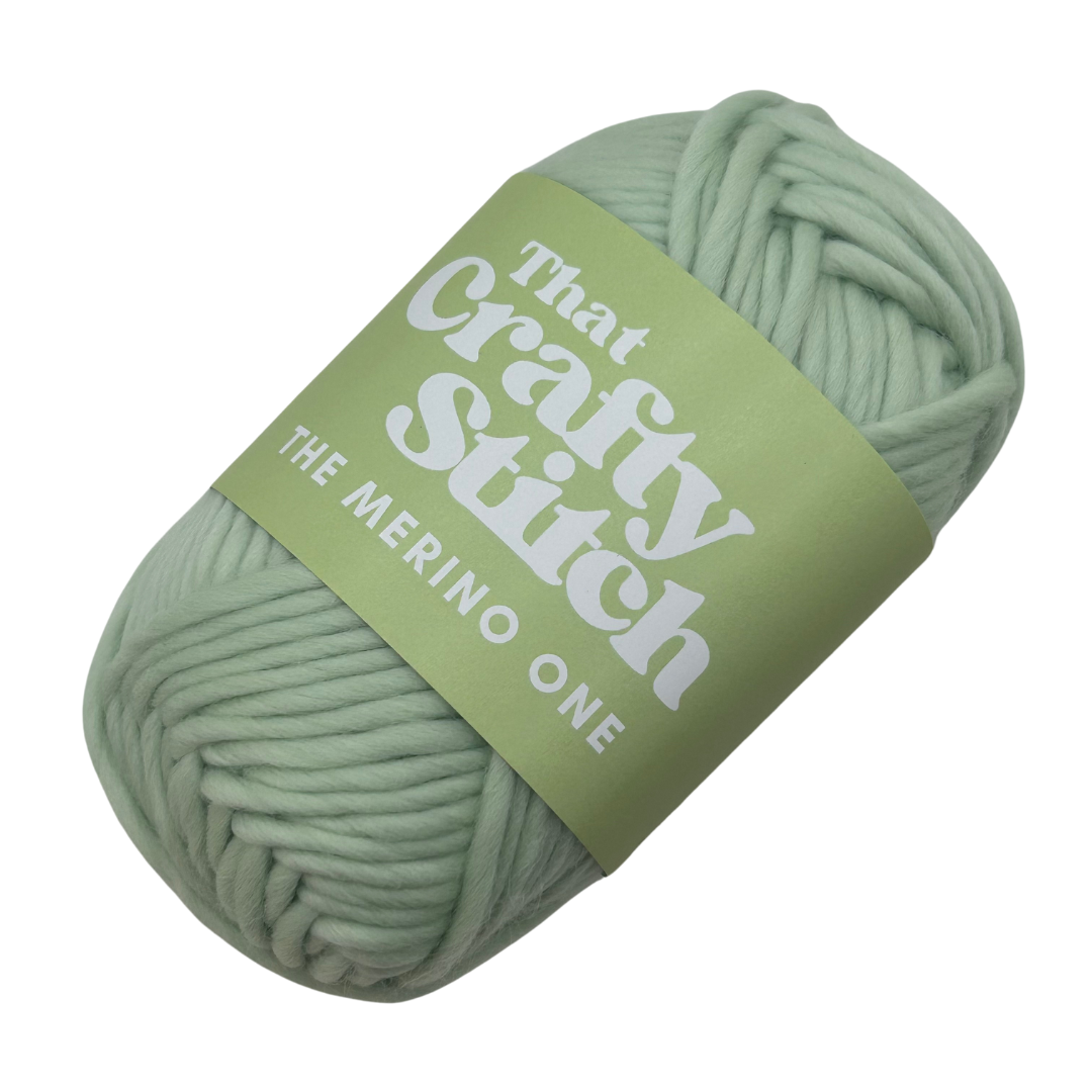 Mint super chunky merino wool