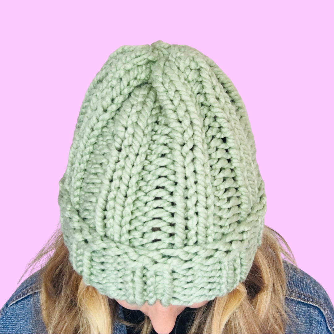 beginner knitting kit hat