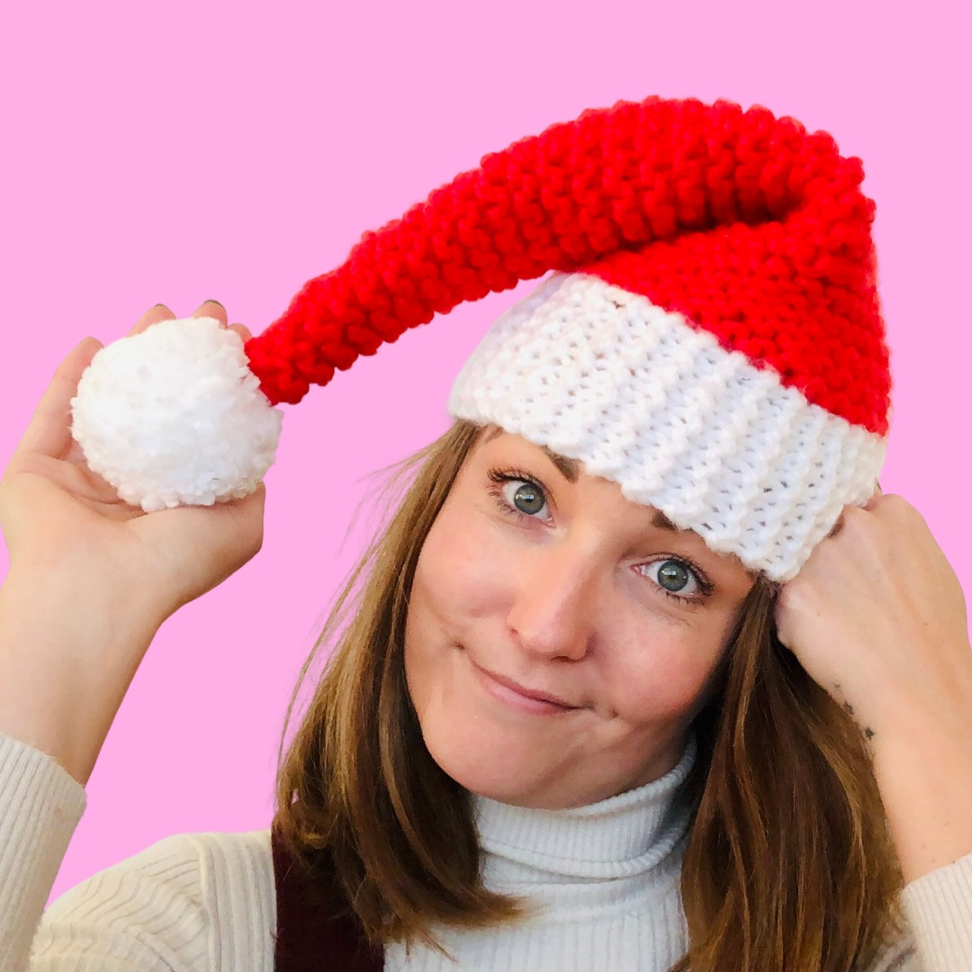 Knitting Pattern - Easy Santa Hat