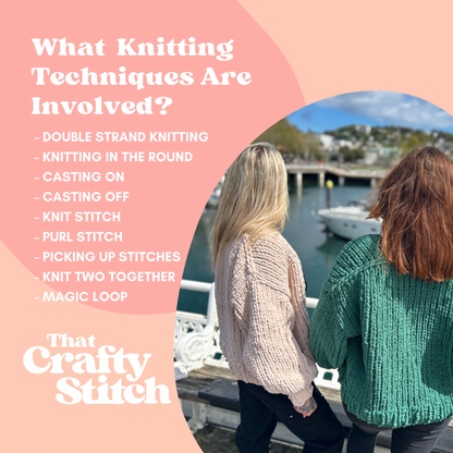 The CardiGiant Kit - Intermediate Knit Kit