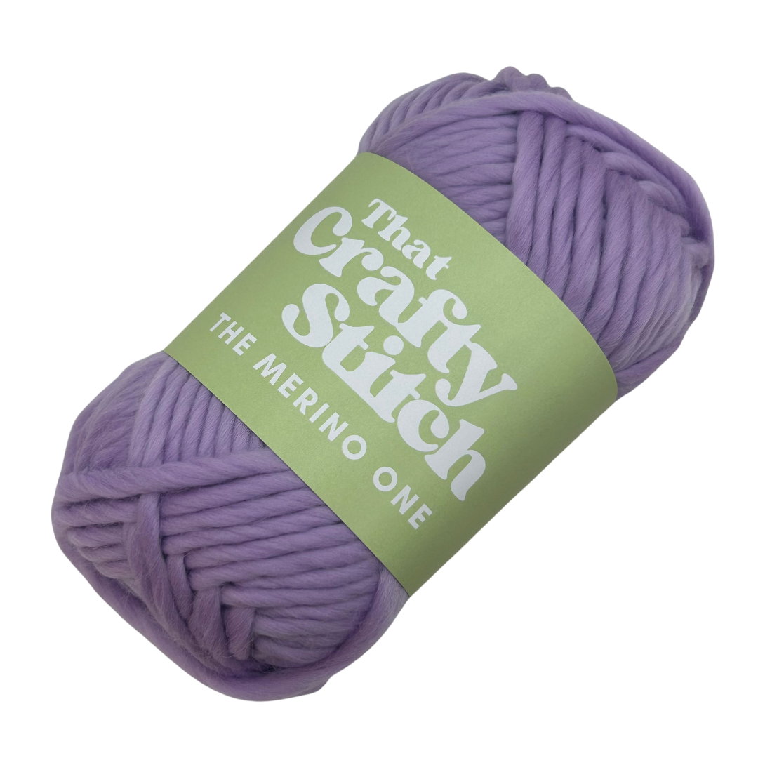Lavender super chunky merino wool