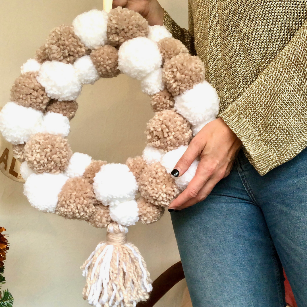 pom pom wreath kit