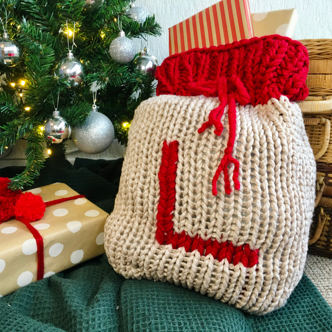 santa sack knit kit