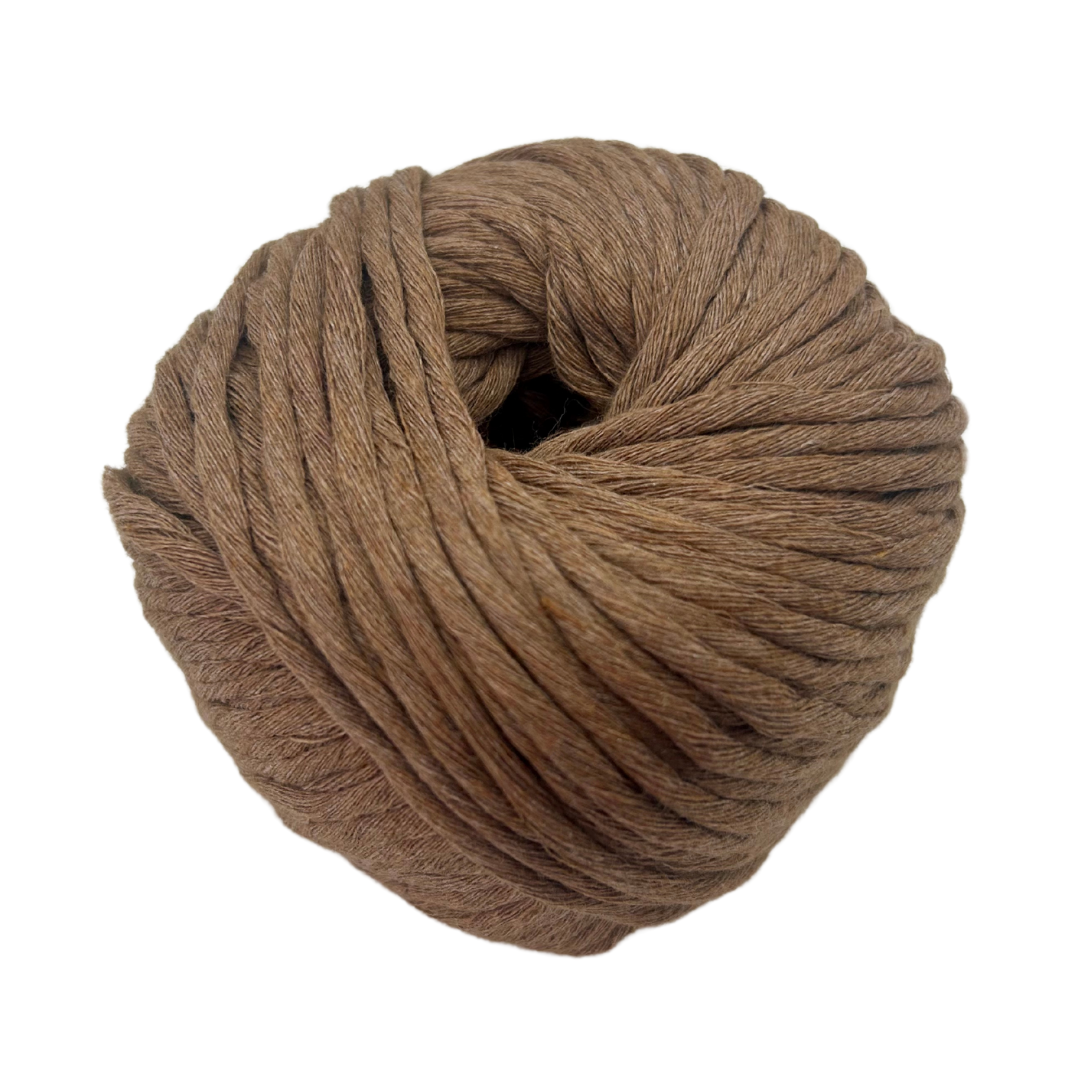 Walnut chunky cotton yarn