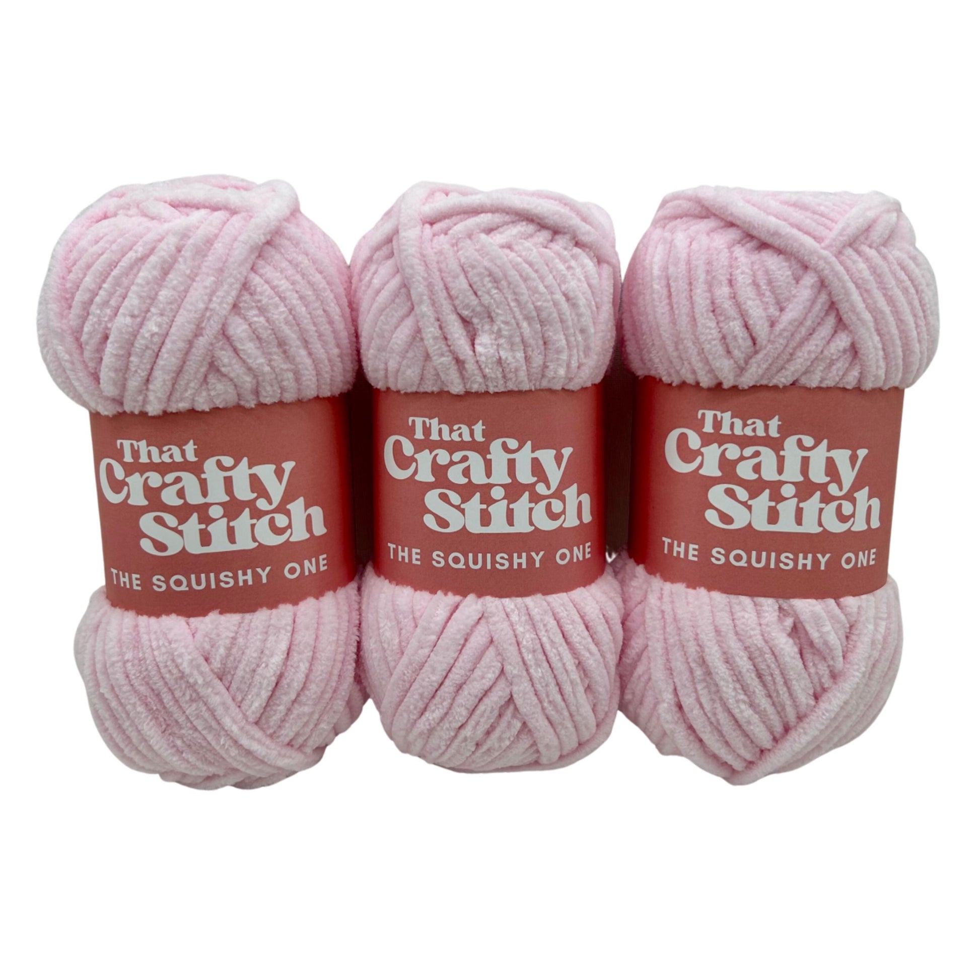 super chunky chenille yarn - baby pink