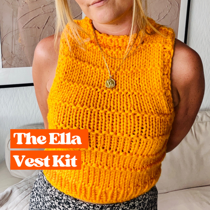 KNITTING KIT - The Ella Vest