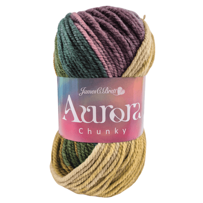 James C Brett Aurora Chunky | chunky self striping yarn