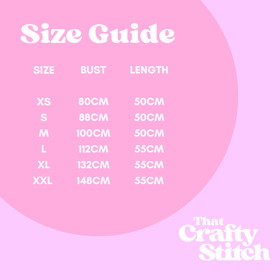sweater vest size guide
