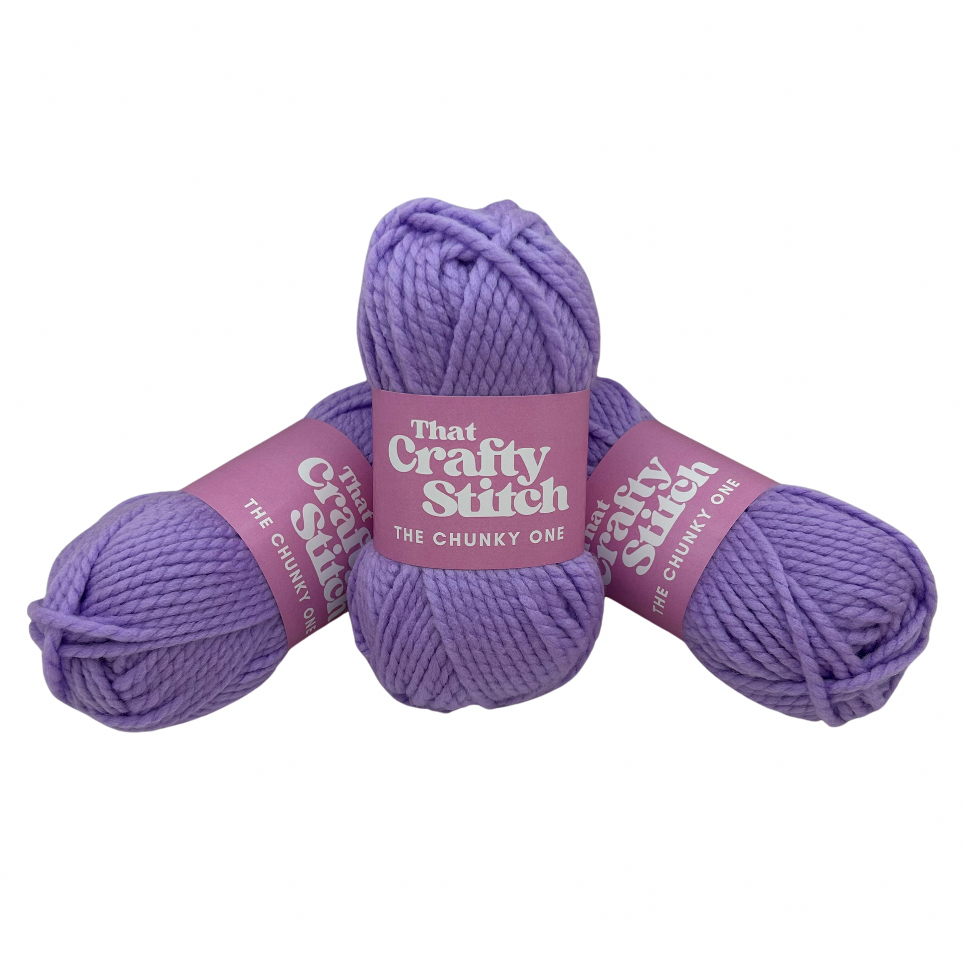 Lilac super chunky yarn