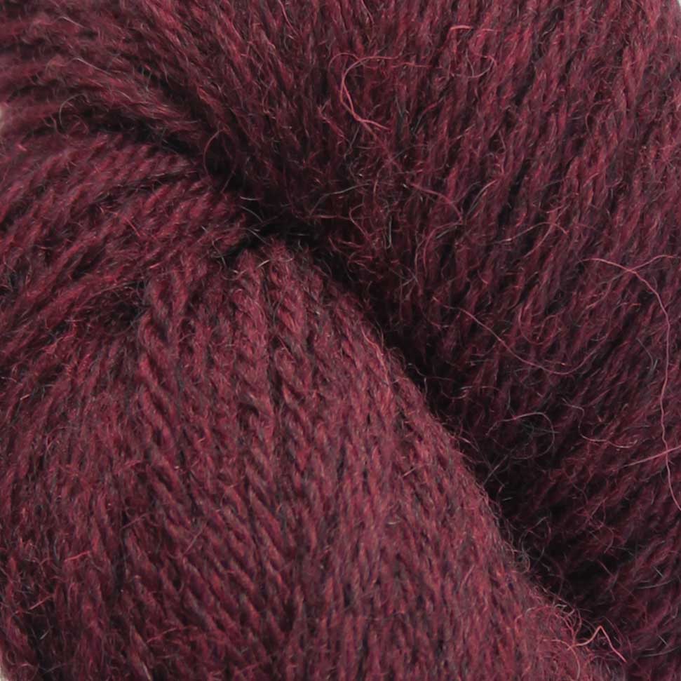 baa ram ewe, 100% organic British wool and alpaca blend. 100g hank