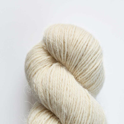 baa ram ewe, 100% organic British wool and alpaca blend. 100g hank