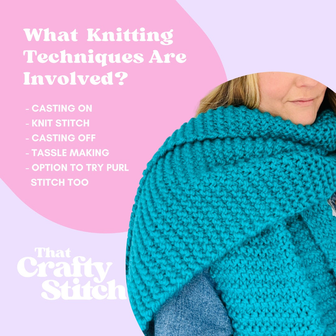 Beginner Blanket Scarf Kit