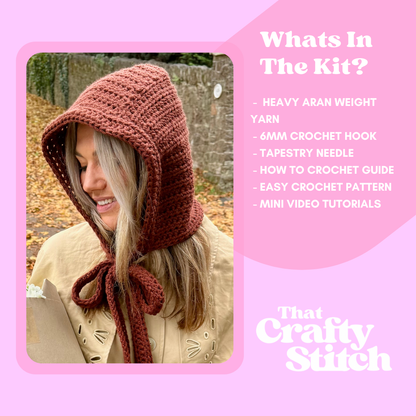 CROCHET KIT - Bonnet