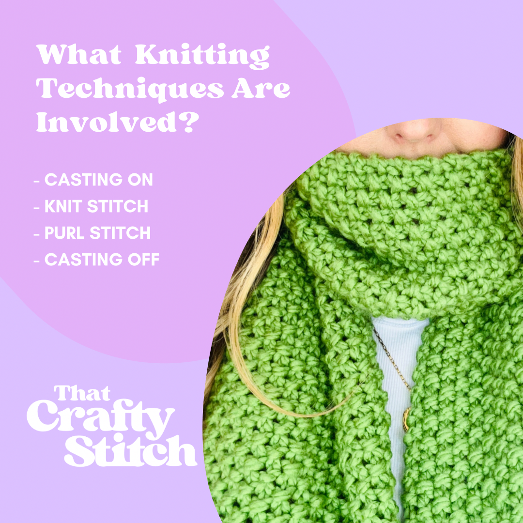 seed stitch scarf knitting pattern