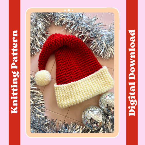 Knitting Pattern - Easy Santa Hat