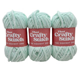 super chunky chenille yarn - mint