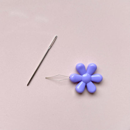 flower needle threader and 3 embroidery needles