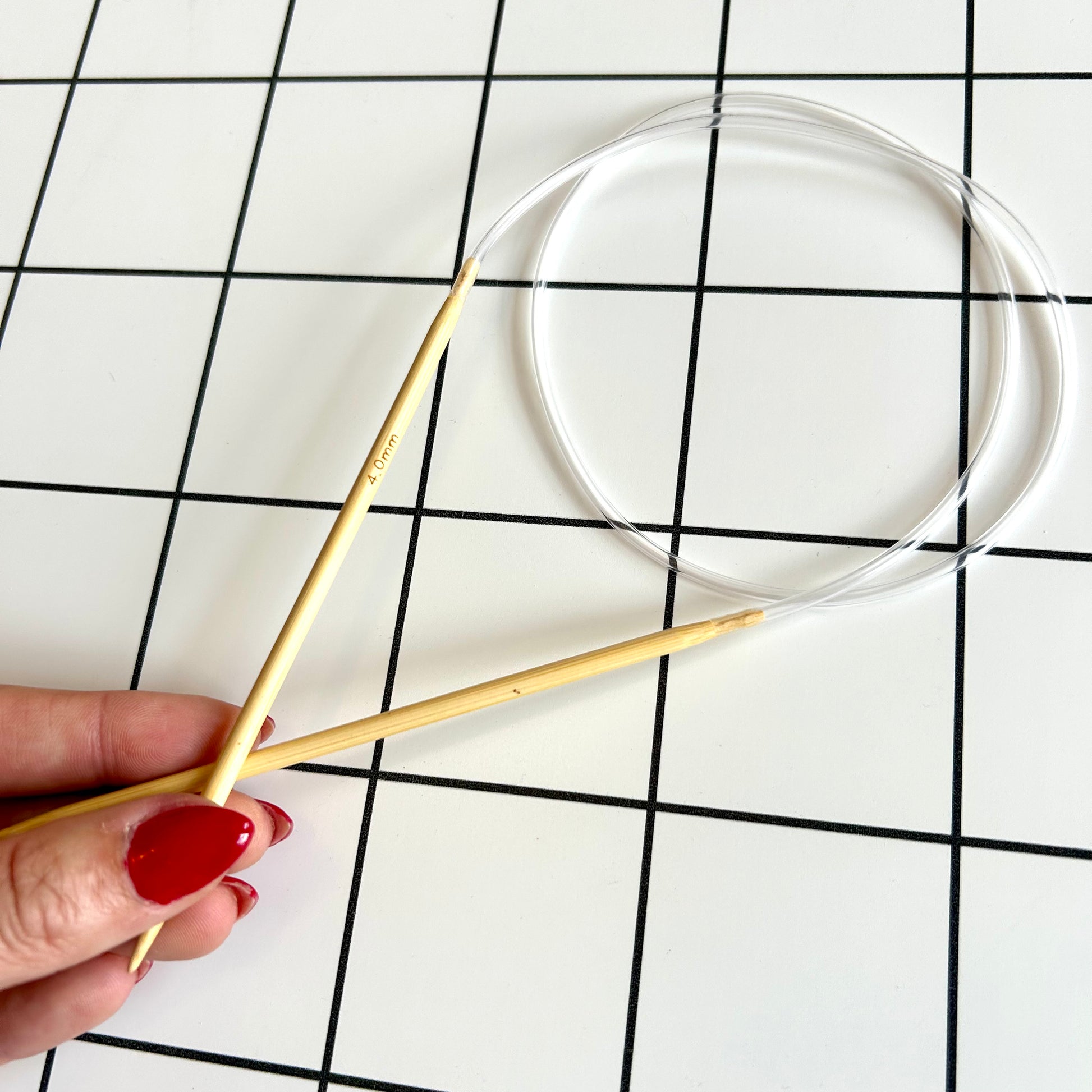 4mm CIRCULAR KNITTING NEEDLES 80cm Length That Crafty Stitch 4mm-circular-knitting-needles-80cm-length-that-crafty-stitch